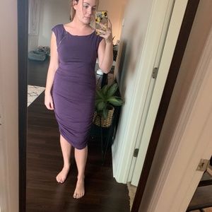 Purple Midi Dress
